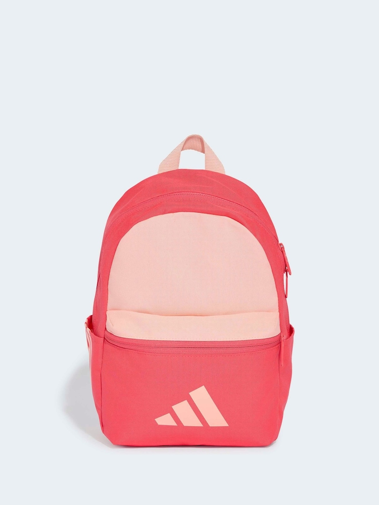 adidas Red 3 Bar Kids Backpack - Image 1 of 8 adidas Red 3 Bar Kids Backpack - Image 1 of 8