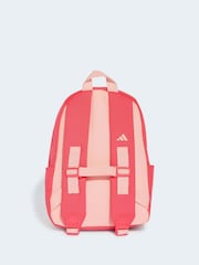 adidas Red 3 Bar Kids Backpack - Image 2 of 8