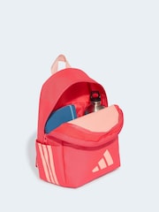 adidas Red 3 Bar Kids Backpack - Image 4 of 8
