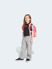 adidas Red 3 Bar Kids Backpack - Image 7 of 8
