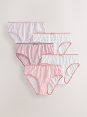 Purple Ditsy Print Briefs 5 Pack (1.5-16yrs) - Image 1 of 9