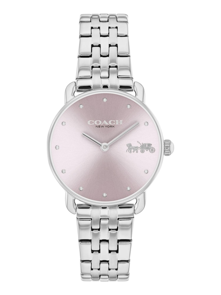 COACH Silver Tone Elliot Stainless Steel Bracelet Watch - Image 1 of 5 COACH Silver Tone Elliot Stainless Steel Bracelet Watch - Image 1 of 5