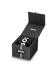 BOSS Black Tone Principle Black Leather Strap Watch - Image 6 of 6