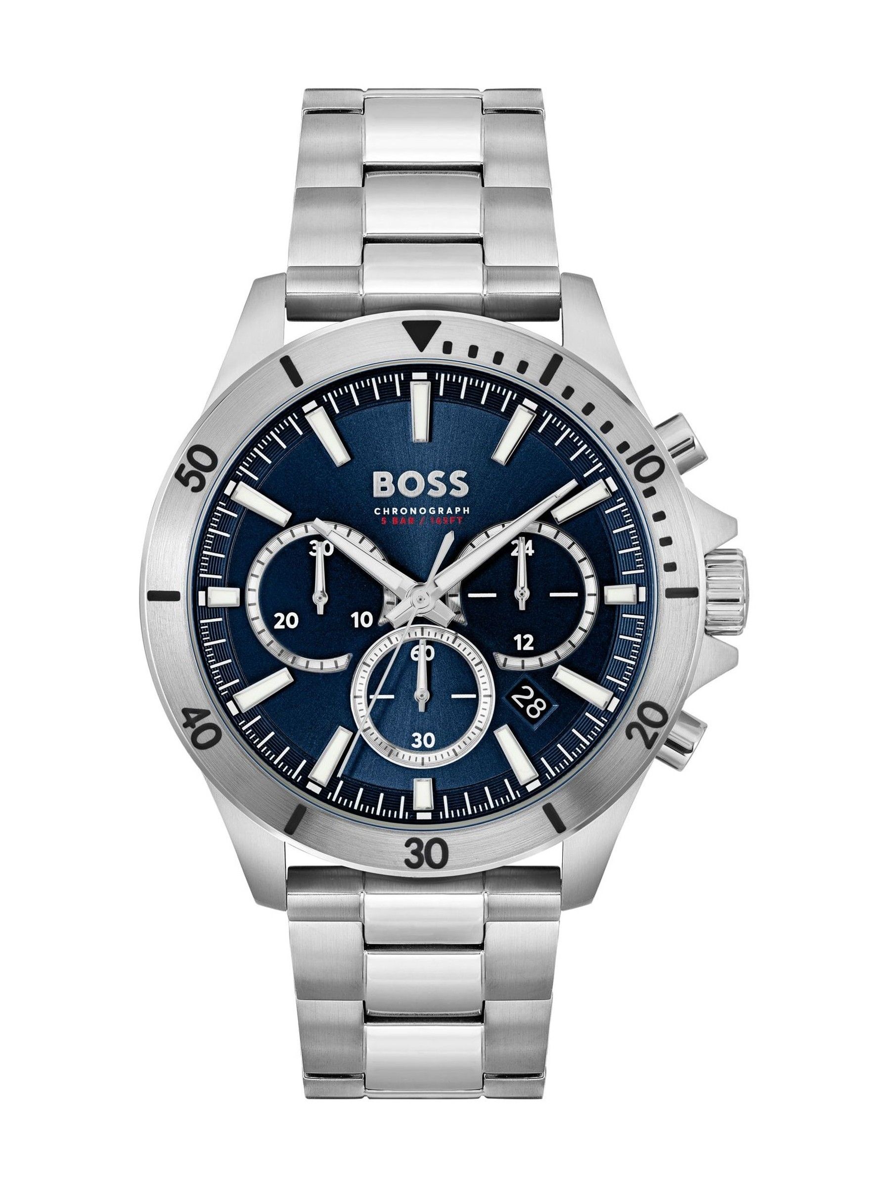 Boss Troper Chronograph Quartz 44mm Mens Watch Blue - Image 5