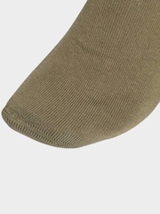 adidas Originals Dark Green Mid Ankle Socks 3 Pack - Image 3 of 3