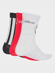 adidas Kids' x Disney Mickey Mouse Crew Socks 3 Pack - Imagen 2 de 3
