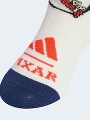 adidas Grey/White Kids Disney Toy Story Crew Socks 3 Pack - Image 3 of 4