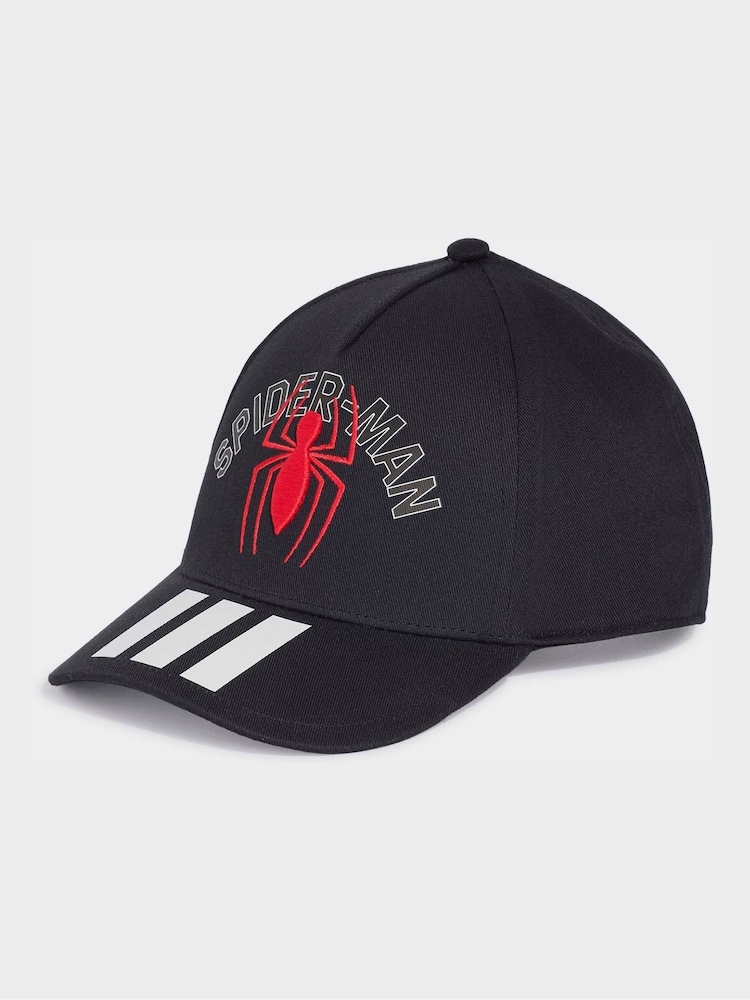 adidas Black/White Kids Spider-Man Baseball Cap - Image 1 of 4 adidas Black/White Kids Spider-Man Baseball Cap - Image 1 of 4