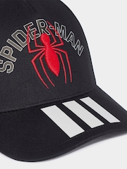 adidas Black/White Kids Spider-Man Baseball Cap - Image 3 of 4
