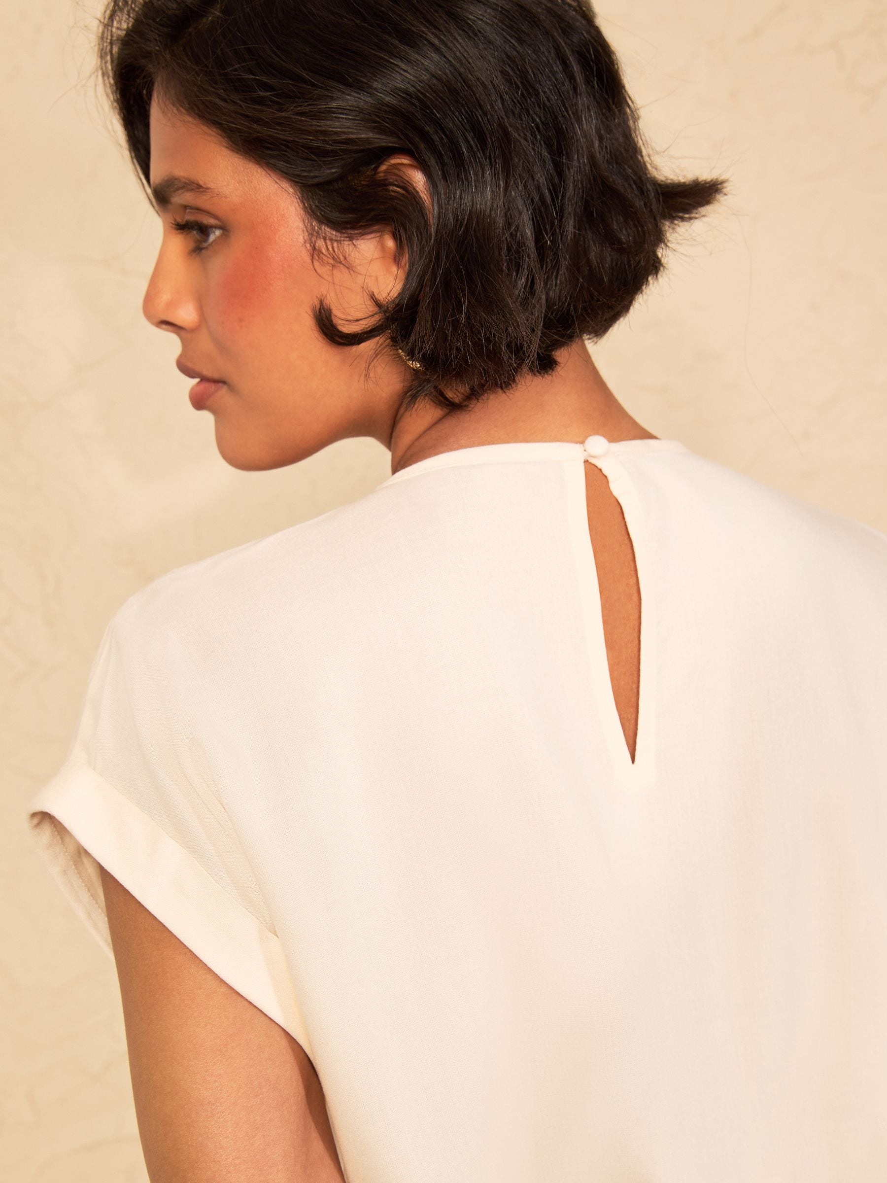 Buy Love & Roses Ivory Lace T-Shirt from Next USA