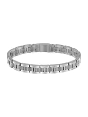 BOSS Silver Tone Gents Metal Link Essentials Stainless Steel Bracelet - Image 1 of 4