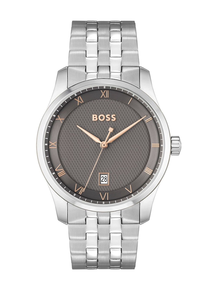 BOSS Silver Tone Principle Stainless Steel Bracelet Watch - Image 2 of 4 BOSS Silver Tone Principle Stainless Steel Bracelet Watch - Image 2 of 4
