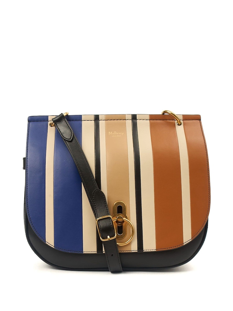 The Handbag Clinic Blue Mulberry Multi Amberley Satchel Bag - Image 1 of 7 The Handbag Clinic Blue Mulberry Multi Amberley Satchel Bag - Image 1 of 7