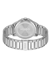 HUGO Silver Tone FIRST Stainless Steel Bracelet Watch - Image 4 of 4