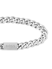 Calvin Klein Silver Tone Box-Chain Featuring Polished Finish Bracelet - Image 3 of 5