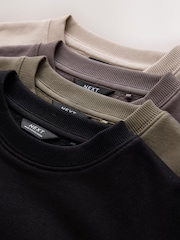 Multi 4 Pack Crew Neck Sweatshirts (3-16yrs) - Image 7 of 8