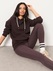 FatFace Meribel Plain Brown Leggings - Image 6 of 7