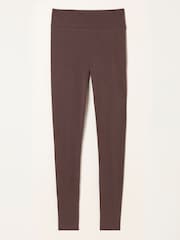 FatFace Meribel Chocolate Brown High Rise Leggings - Image 6 of 6