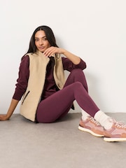 FatFace Meribel Plum Purple High Rise Leggings - Image 5 of 6