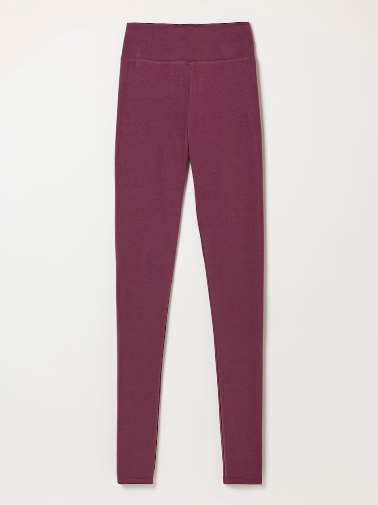 FatFace Meribel Plum Purple High Rise Leggings - Image 6 of 6 FatFace Meribel Plum Purple High Rise Leggings - Image 6 of 6