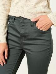FatFace HAYLE Green Denim Five pocket Trousers - Image 3 of 5