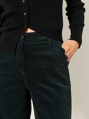 მწვანე - FatFace Wide Leg Cord Trousers - სურათი 3 6-დან
