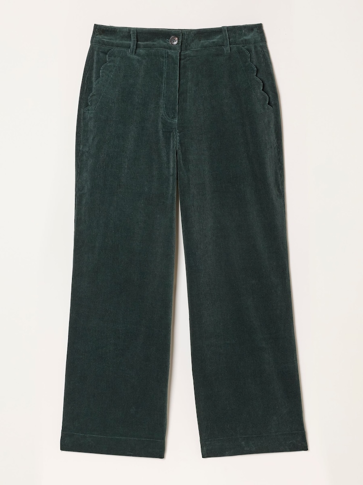 მწვანე - FatFace Wide Leg Cord Trousers - სურათი 6 6-დან მწვანე - FatFace Wide Leg Cord Trousers - სურათი 6 6-დან