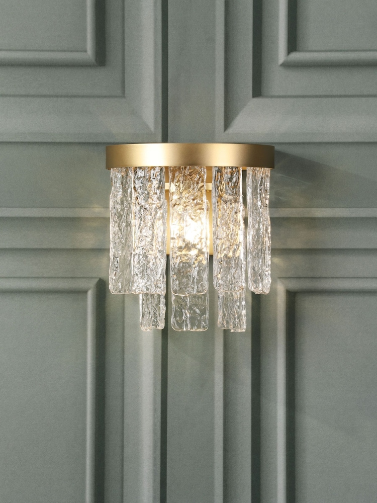 Laura Ashley Brass Durnsford Matt Antique Wall Light - Image 1 of 6