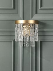 Laura Ashley Brass Durnsford Matt Antique Wall Light - Image 2 of 6