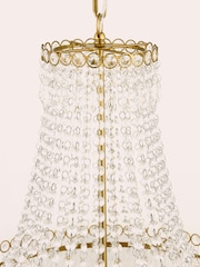 Laura Ashley Brass Enid Grande Matt Antique 5 Light Chandelier - Image 4 of 5