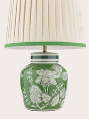 Laura Ashley Green Colwich Table Lamp - Image 5 of 6