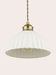 Laura Ashley Antique Brass Durford 3 Light Pendant - Image 5 of 6