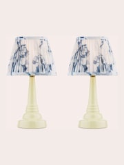 Laura Ashley 2 Pack Cream Adwick Table Lamp - Image 3 of 6