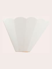 Laura Ashley White Scallop Wall Light - Image 5 of 6