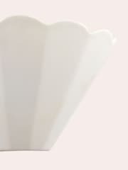 Laura Ashley White Scallop Wall Light - Image 6 of 6