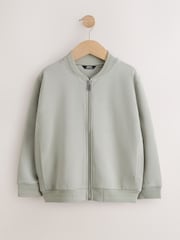 Punto Interlock verde suave - Chaqueta bomber de vestir (3-16años) - Imagen 1 de 5