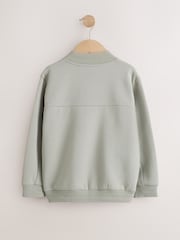 Punto Interlock verde suave - Chaqueta bomber de vestir (3-16años) - Imagen 3 de 5