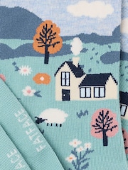 Chaussettes scène de mouton FatFace - Image 2 de 2