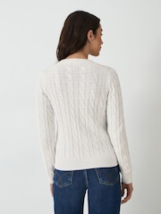 Crew Clothing Heritage Cable Cardigan - 画像 2 / 5