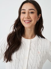 Crew Clothing Heritage Cable Cardigan - 画像 4 / 5