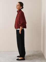 White/Black Balloon Trousers With Linen 2 Pack - Image 4 of 11