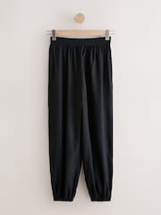White/Black Balloon Trousers With Linen 2 Pack - Image 9 of 11