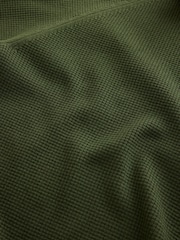Blue/Olive Green Textured Quarter Zip Jumpers 2 Pack - Image 5 of 5