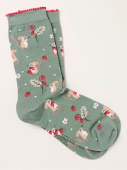 Chaussettes FatFace Souris Fraise - Image 1 de 2