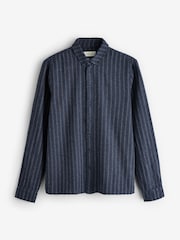 Blend Blue Striped Long Sleeve Shirt - Image 1 of 1
