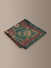 Green Silk Pocket Square - Image 1 of 3