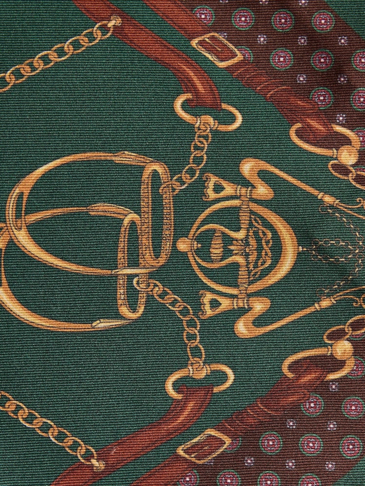 Green Silk Pocket Square - Image 3 of 3