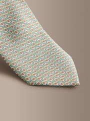 Green Signature Italian Silk Design Tie - Image 2 of 3