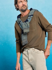 Πράσινο - White Stuff Roker με μακριά μανίκια - Εικόνα 1 από 7