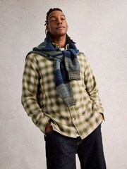 ירוק - White Stuff Ludlow Two Tone Check Shirt - תמונה 1 מתוך 6